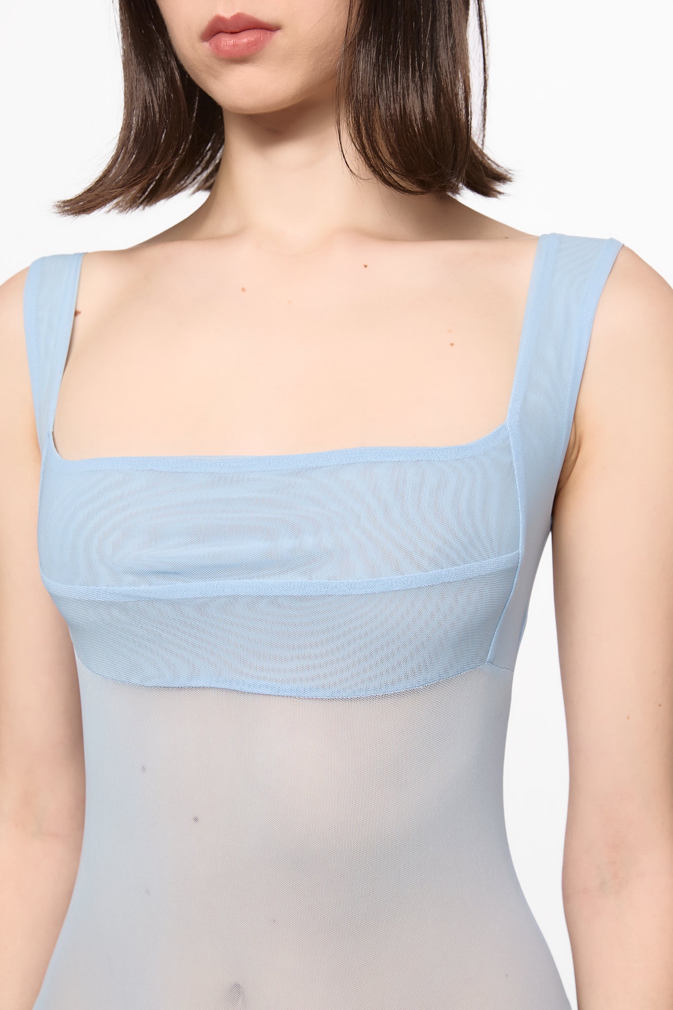 ATU Body Couture Bodysuits Baby Blue Corset Body bleu bébé taille S