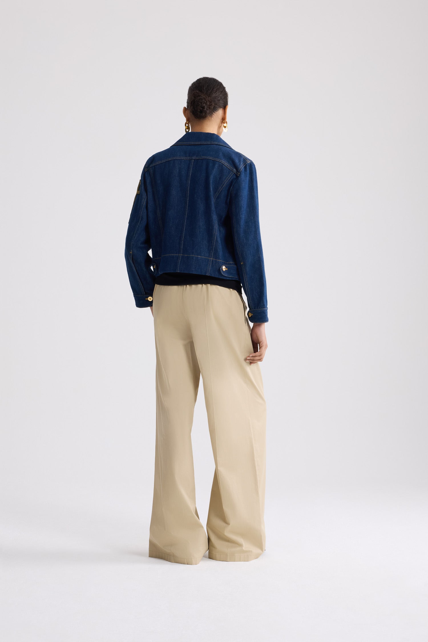 Patou Denim OU001 veste jean Bleu Rodeo coton bio