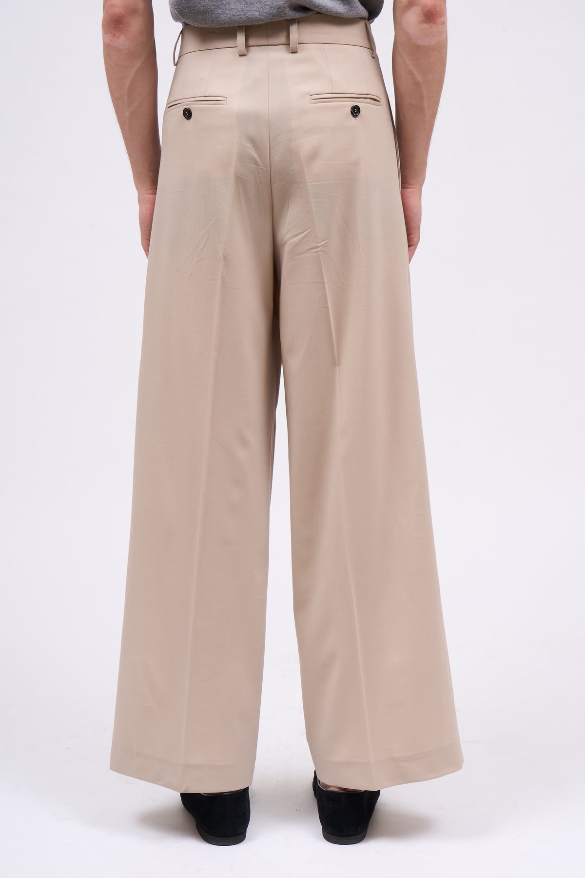 Paul & Joe Julio pantalon loose pinces laine vierge