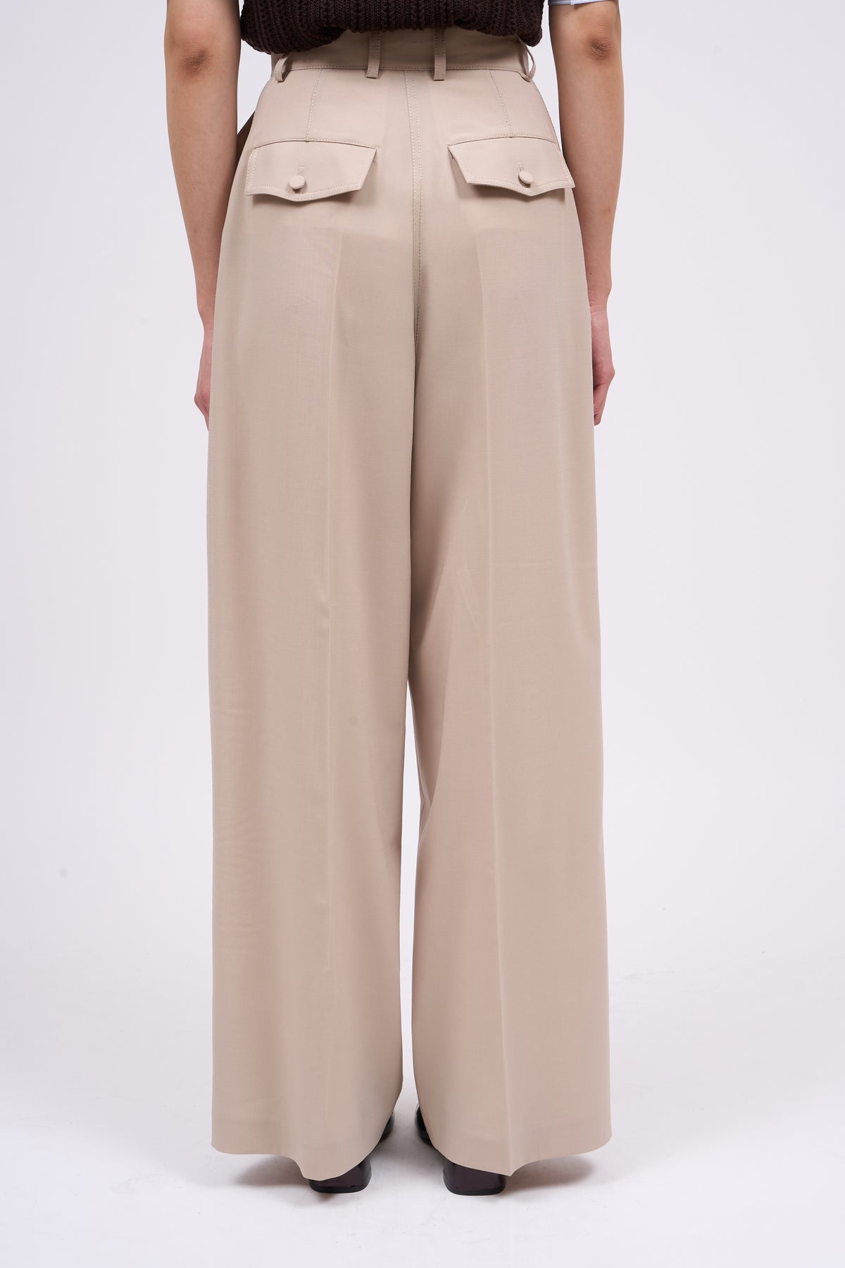 Paul & Joe Tailoring Pantalon CHOISY laine soie taille haute