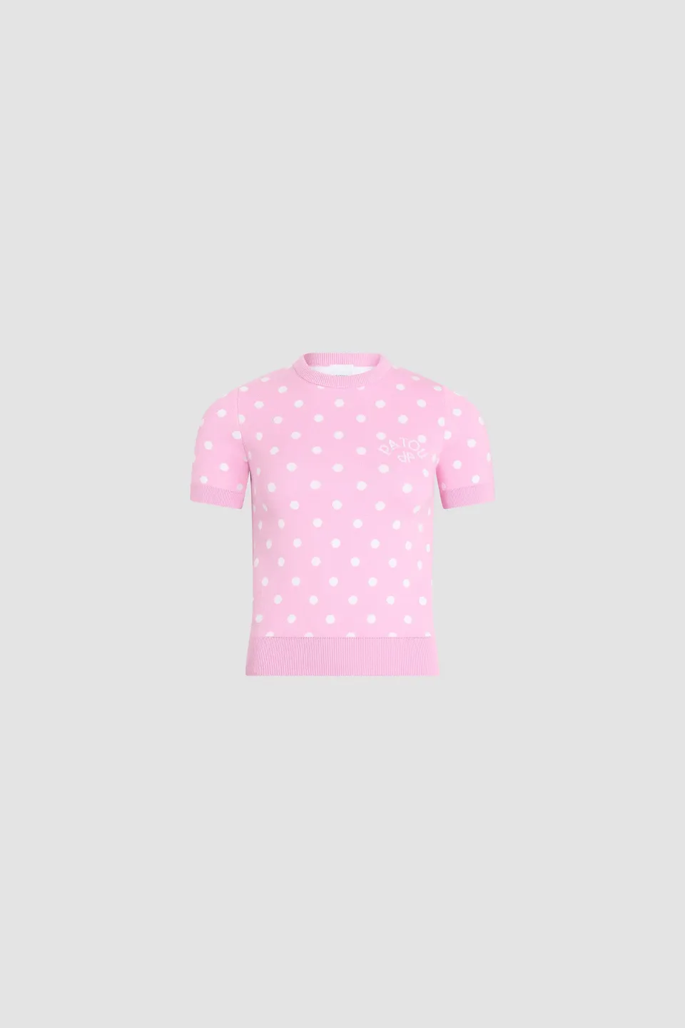 Patou KN31780895973 t-shirt pois rose coton mélangé candy