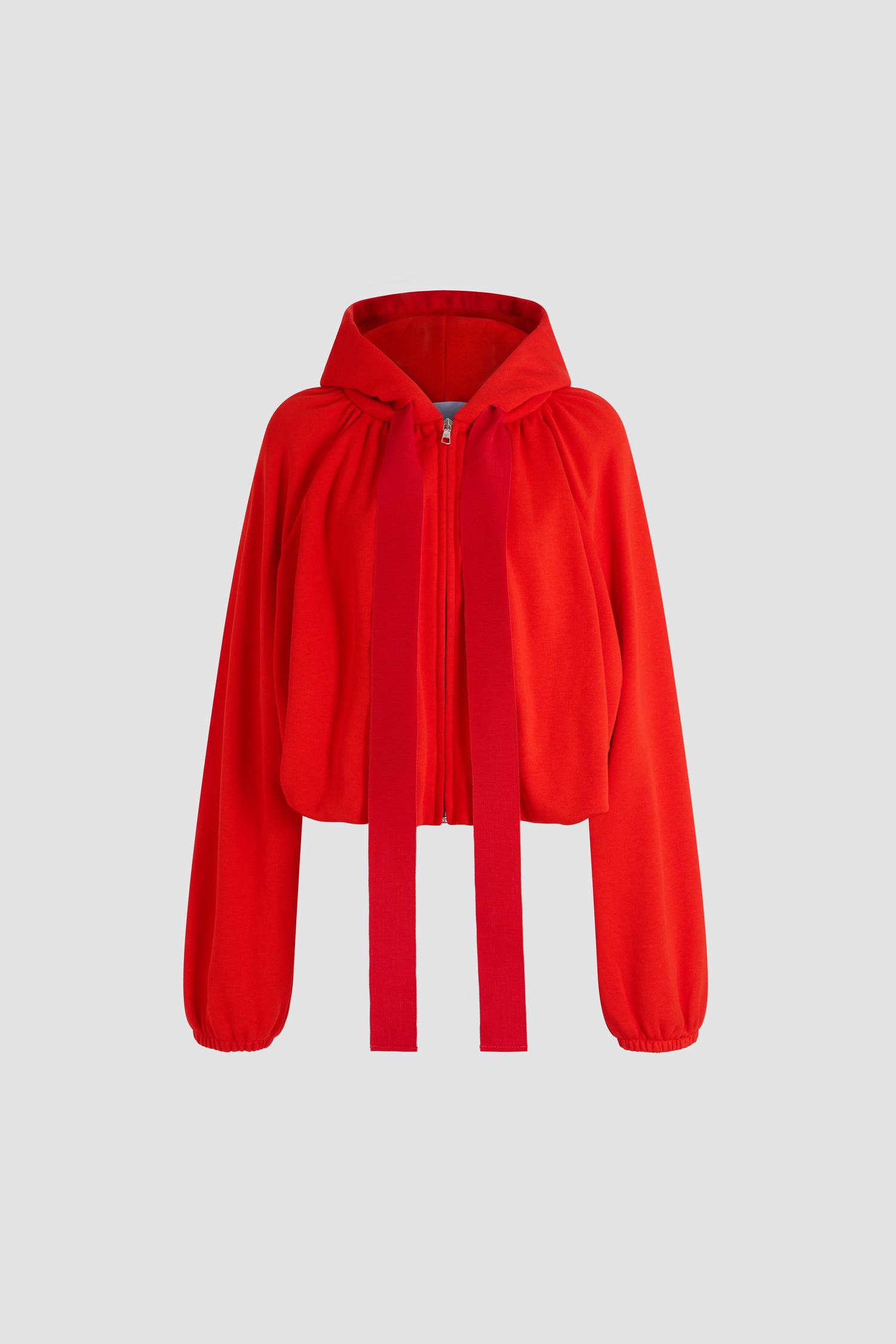 Patou hoodie zip rouge coton bio Berrywood XS-XL