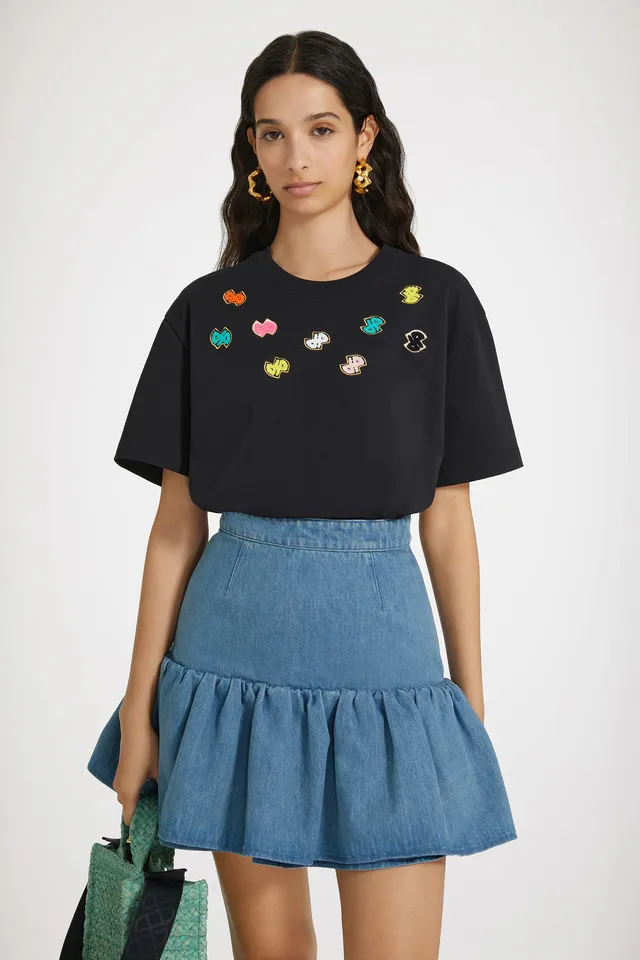 Patou JE110 t-shirt coton bio noir JP