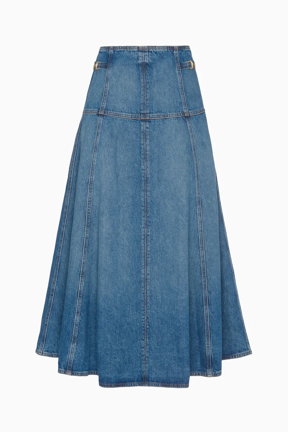 Ulla Johnson Brigette UJ9903011 jupe jean Danube midi