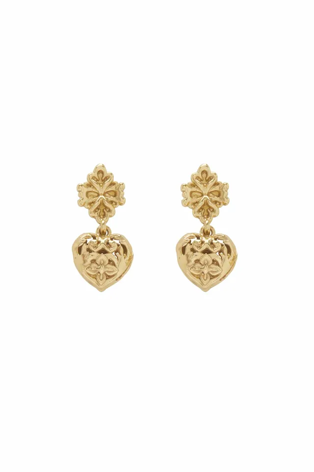 Alemäis Accessories Django Filigree boucles cœur OS