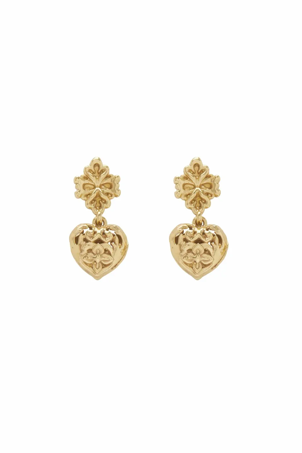 Alemäis Accessories Django Filigree boucles cœur OS