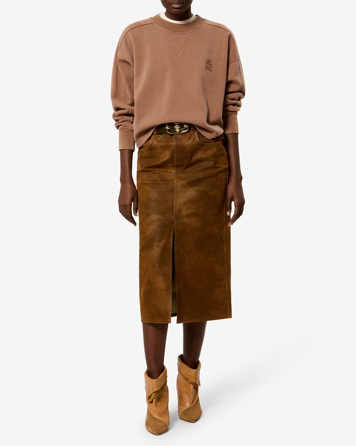 Isabel Marant Sweatshirts Sweat Sunny Molleton Camel 38