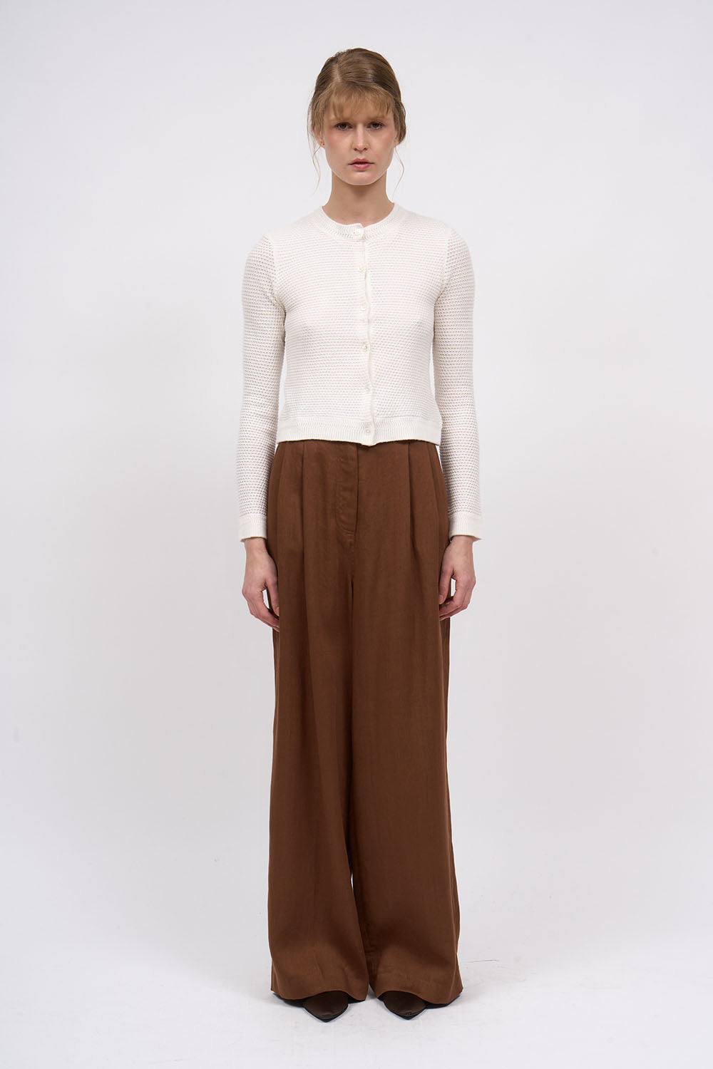 Paul & Joe Modigliani cardigan coton cachemire marine