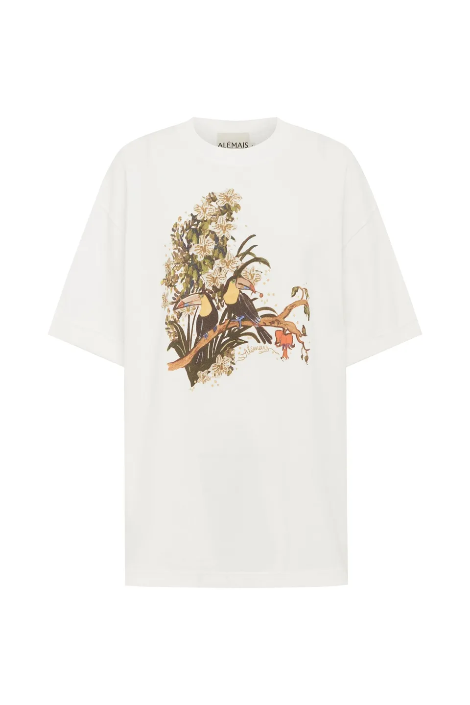 Alemais Toucan Tango t-shirt coton bio imprimé