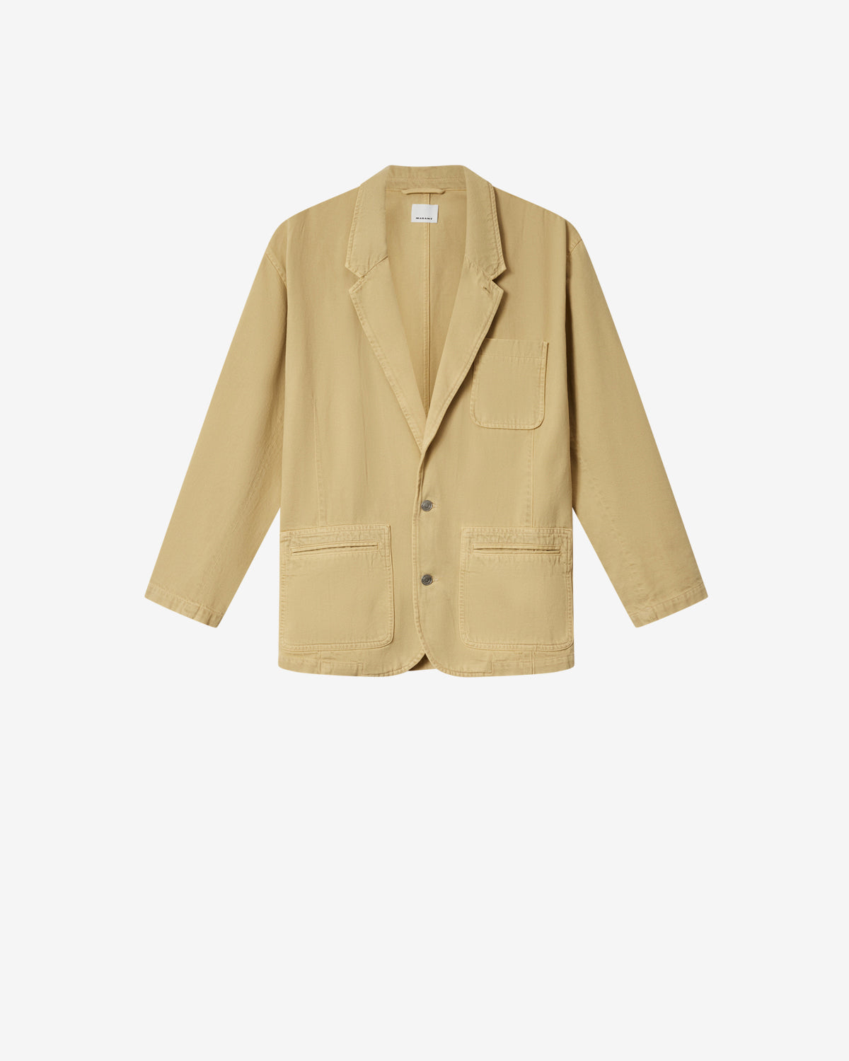 Isabel Marant Kastan veste denim coton jaune