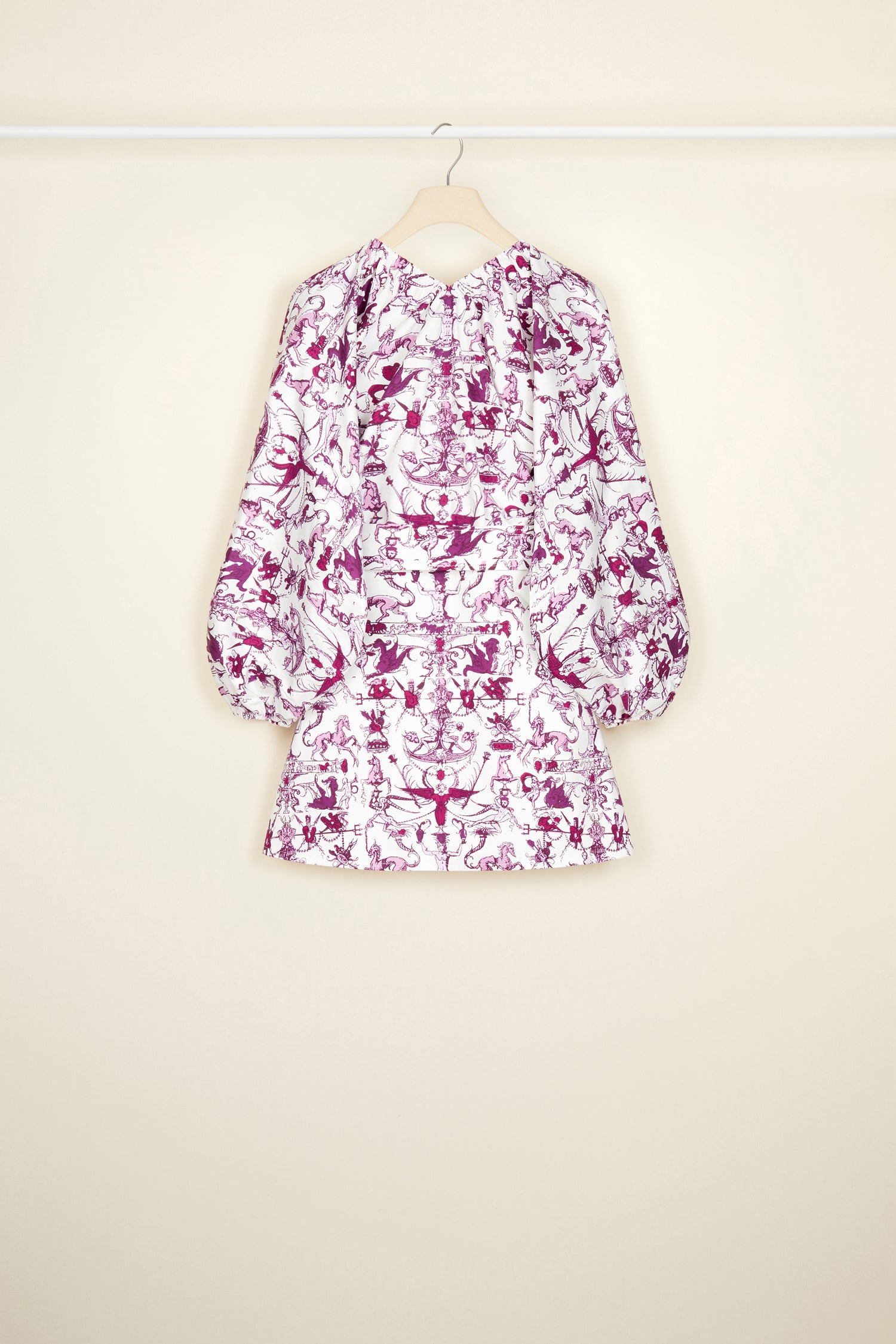 Patou DR084 robe mini imprimée coton bio