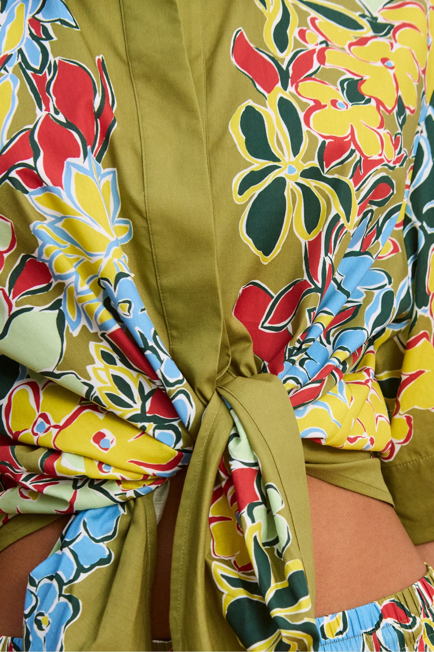 Alemais Solstice Shirt chemise fleurie ample manches courtes