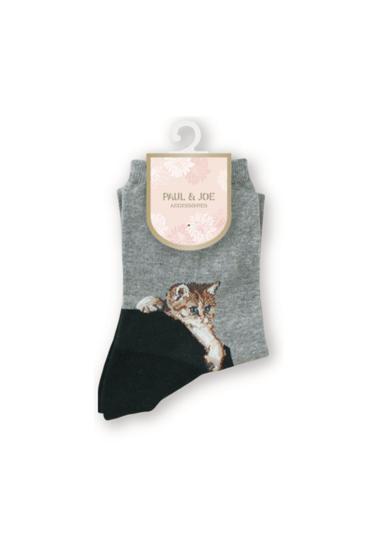 Paul & Joe Nounette chaussettes mi-hautes imprimées chat