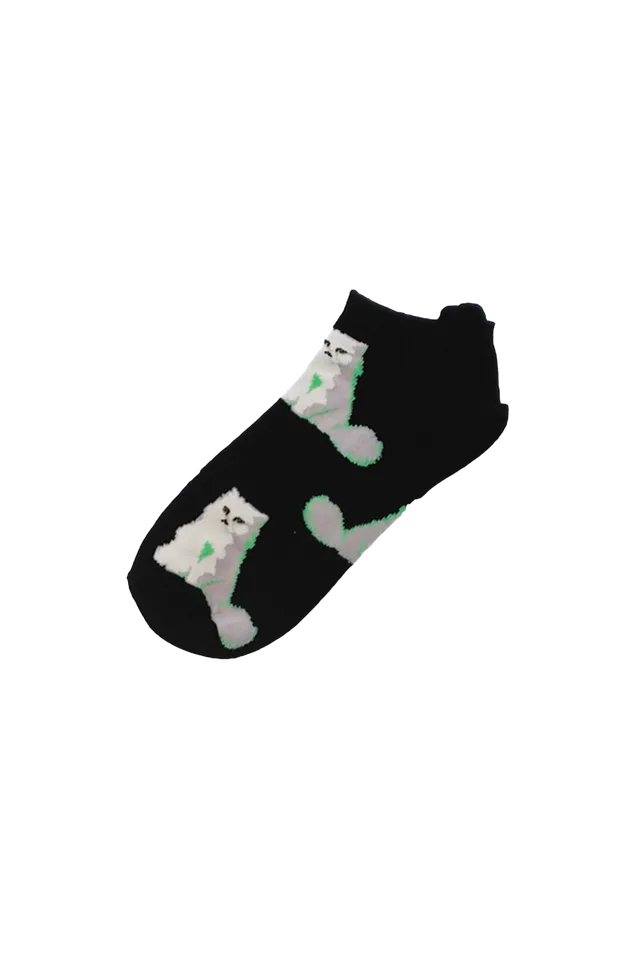 Paul & Joe Chaussettes basses Gipsy noires chat épaisses
