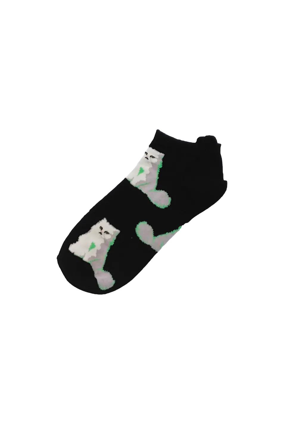 Paul & Joe Chaussettes basses Gipsy noires chat épaisses