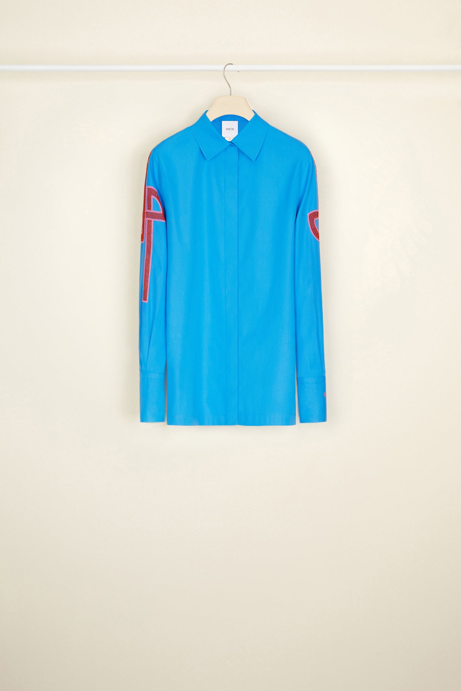 Patou Tops chemise coton bio A21BL013 bleu Bretagne 34-44