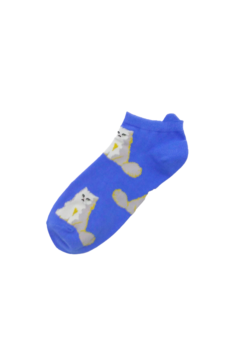Paul & Joe Gipsy chaussettes basses bleues motif chat