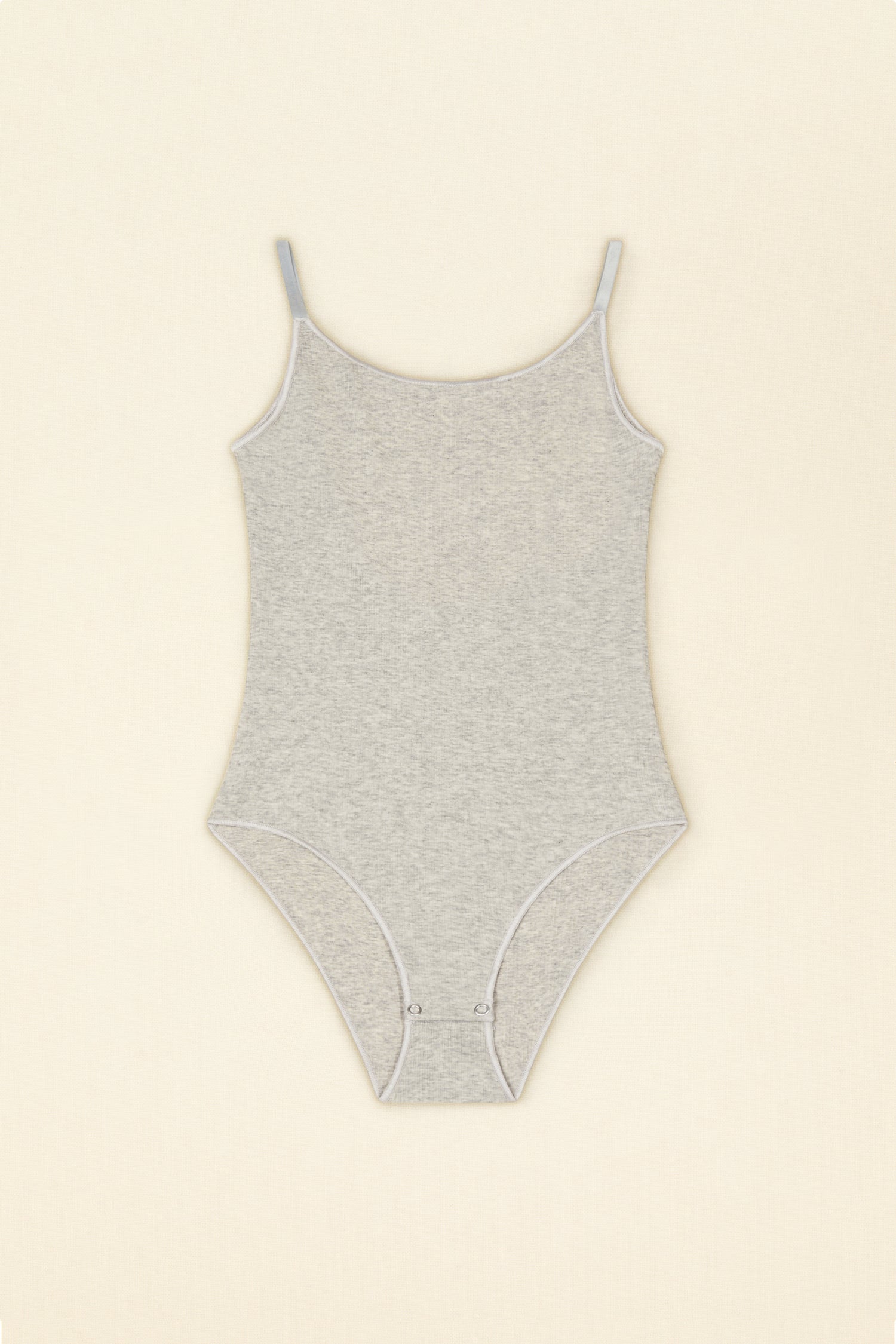 Patou LI001 body coton bio gris bretelles réglables