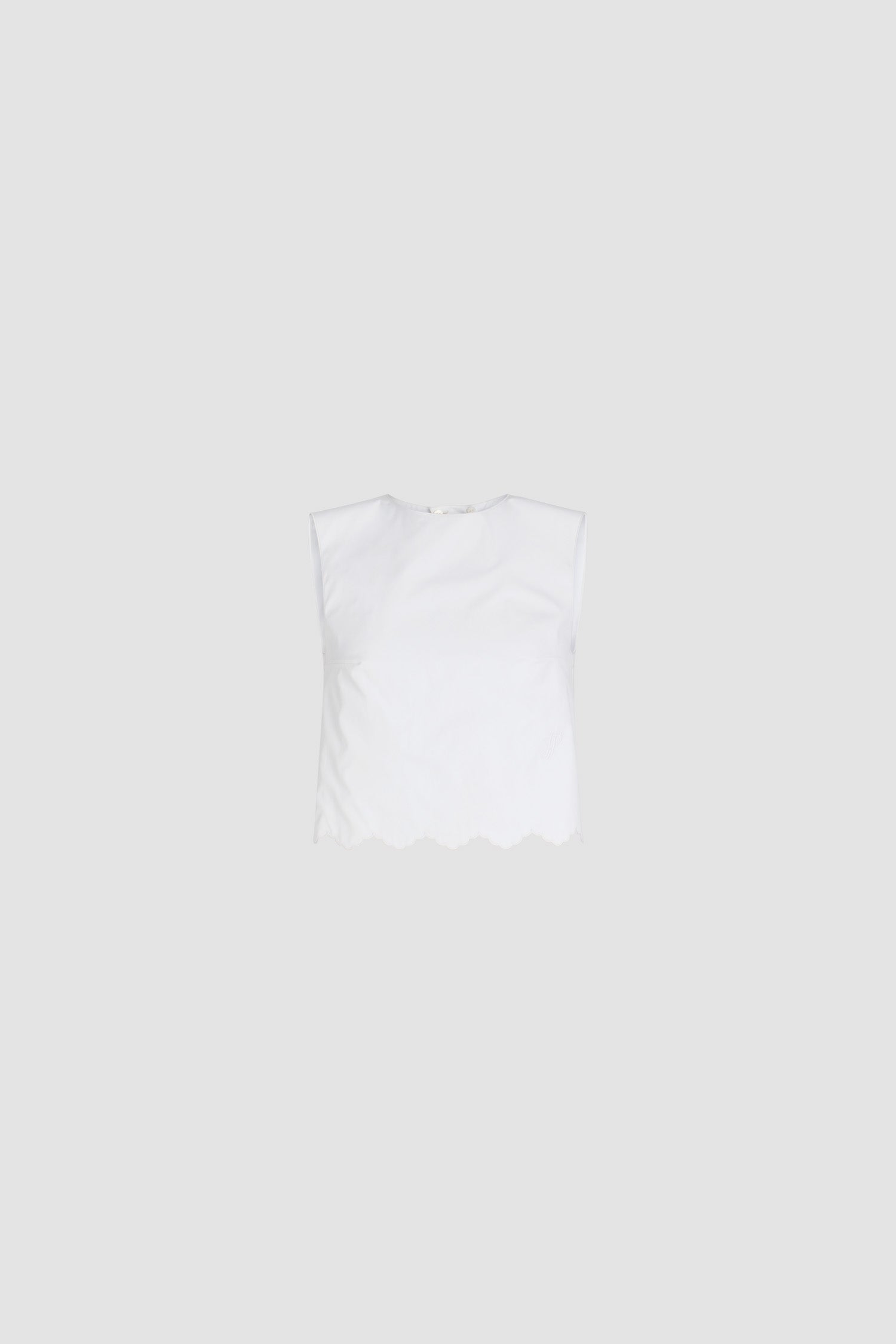 Patou Tops P25TO160 crop top coton blanc