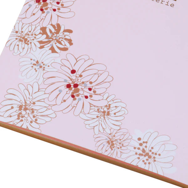 Paul & Joe Papeterie Carnet A5 chrysanthème rose ligné
