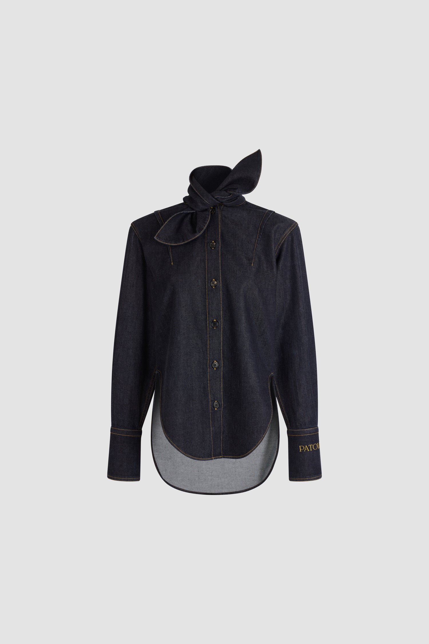 Patou BL066 Chemise Denim Coton Blue Mountain Rodeo