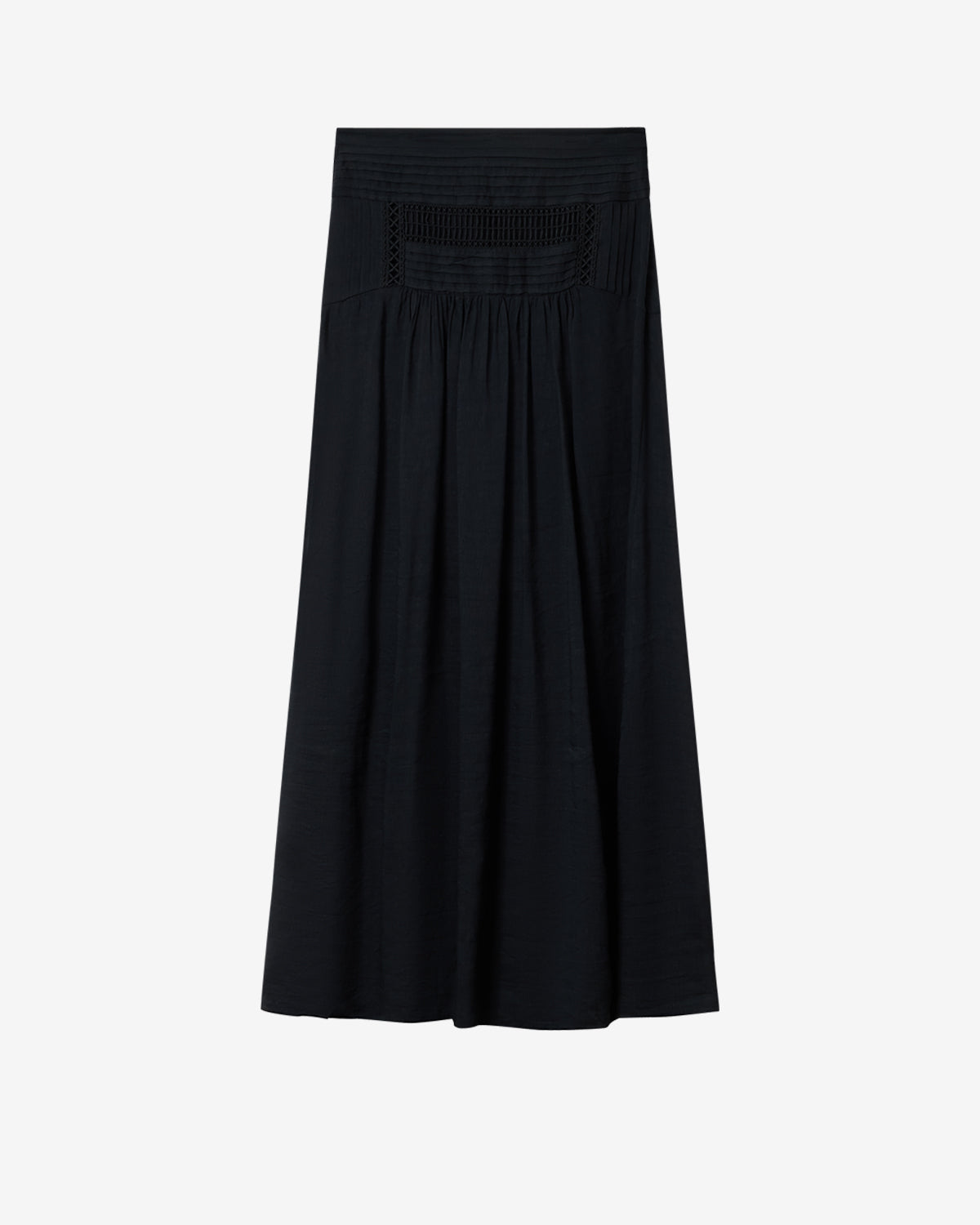 Isabel Marant Pylka jupe longue noir en lin