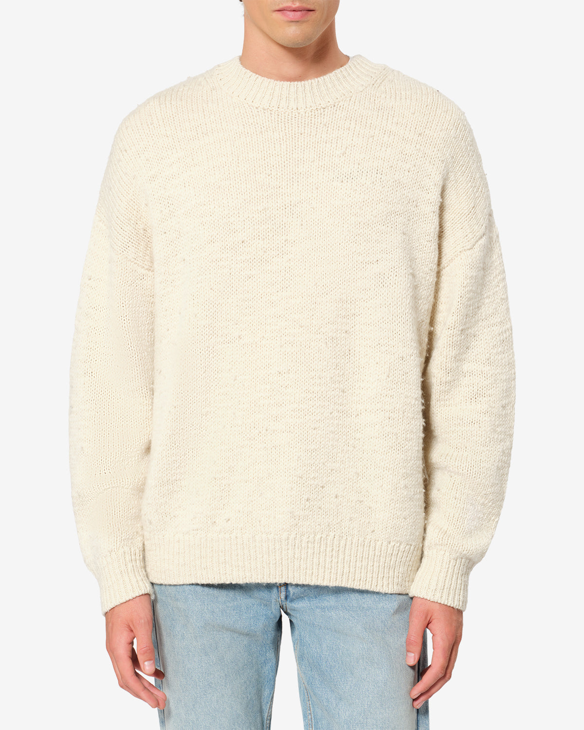 Isabel Marant Karl pull laine écru coupe large