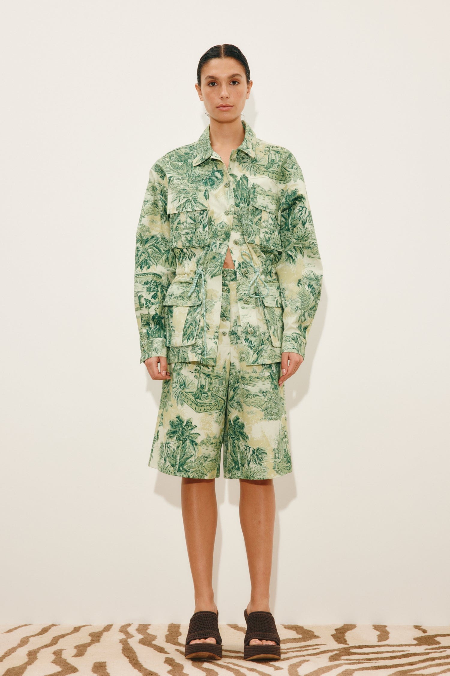 Alemäis Sara Jacket veste coton imprimé jungle