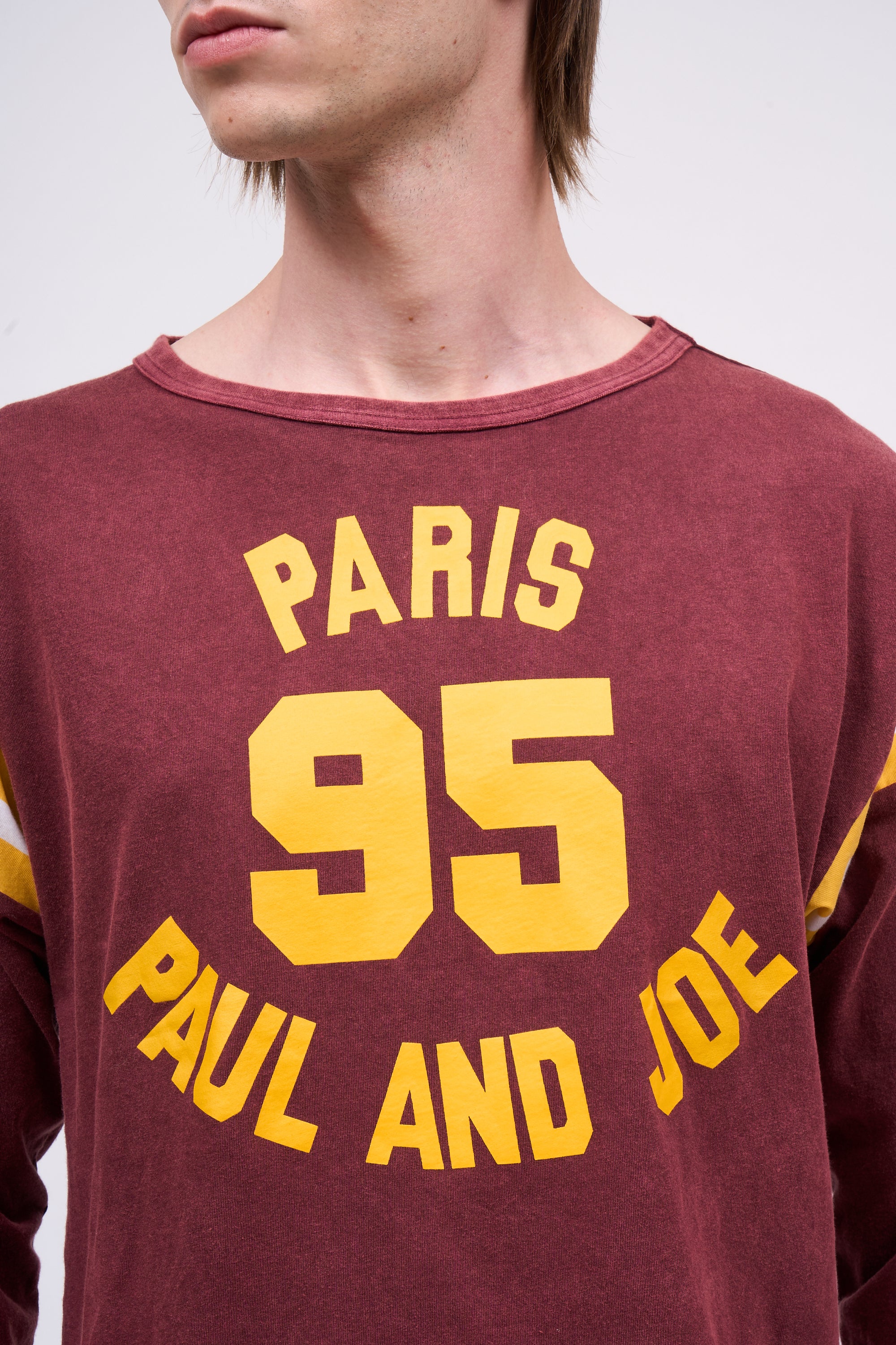 Paul & Joe Baseball t-shirt coton floqué navy S