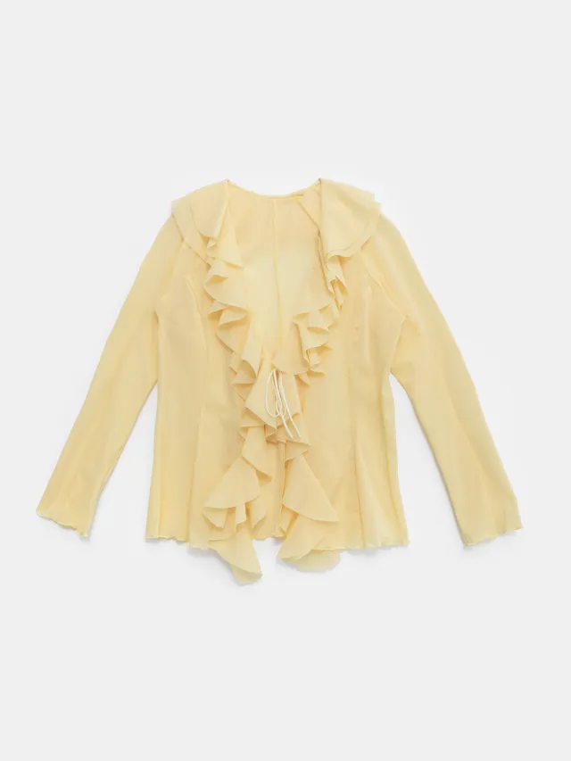 Ester Manas Tops Mimosa Ruffled Bolero boléro Mimosa