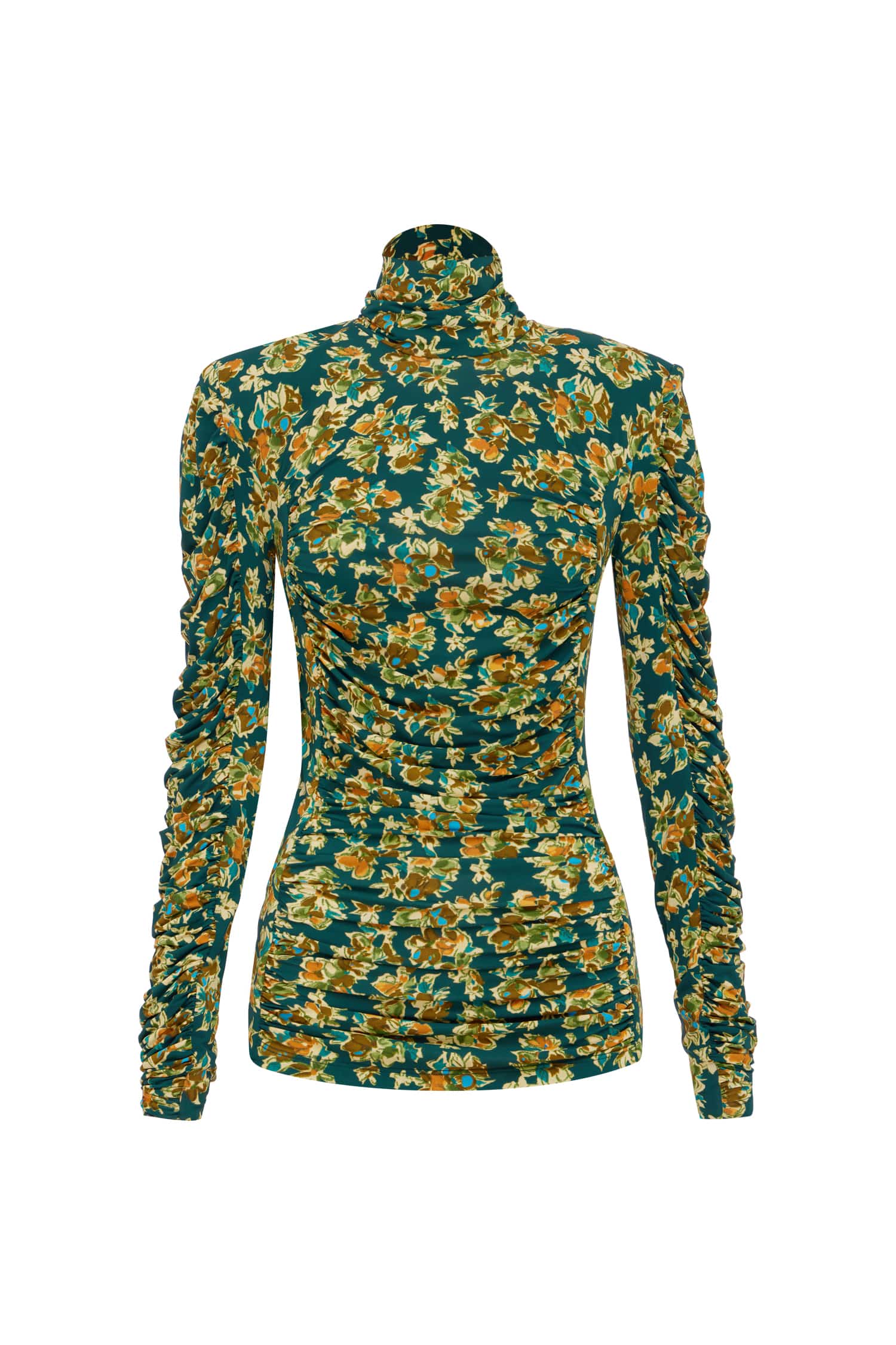 Alemäis Clem Ruched top froncé fleurs