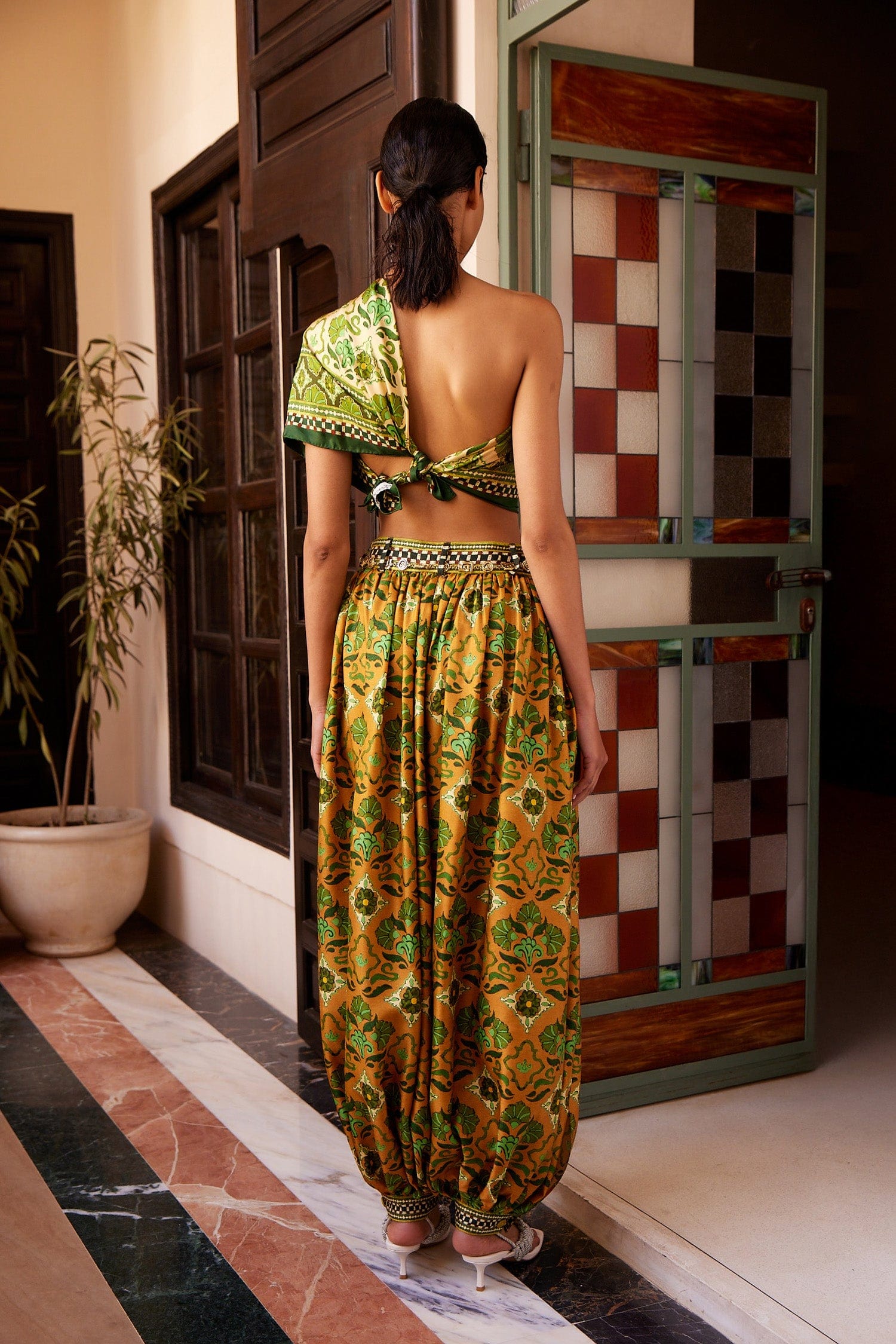 Alemäis Cece Silk pantalon soie taille 8 plissé
