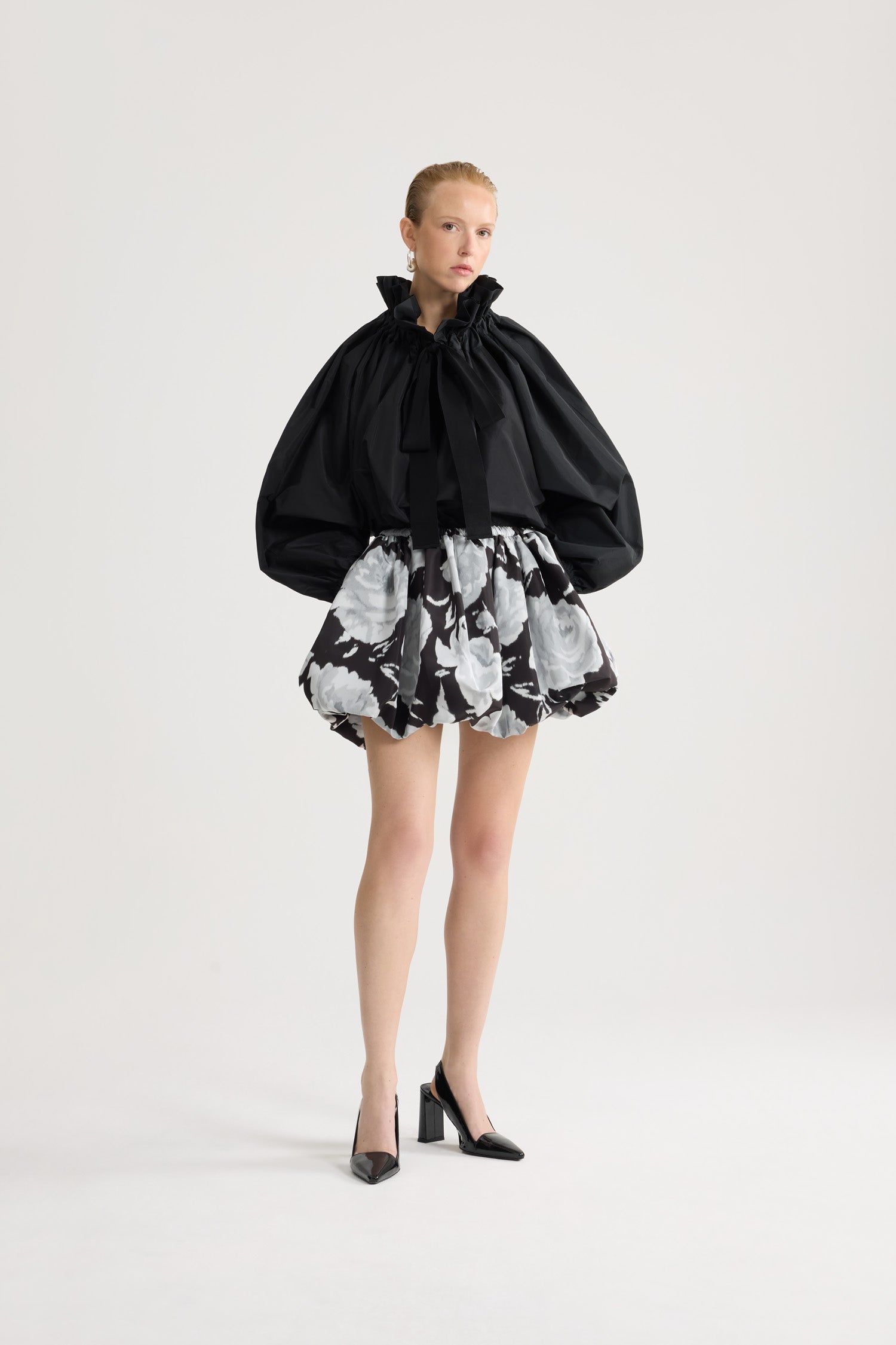 Patou Mini Bloomer Skirt jupe Night Garden faille recyclée