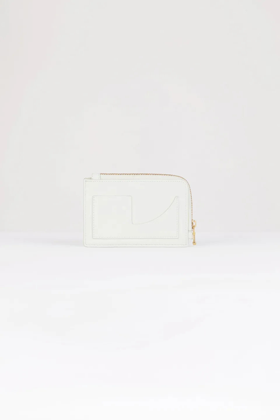 Patou Accessories SL005 porte-cartes cuir blanc TU zippé