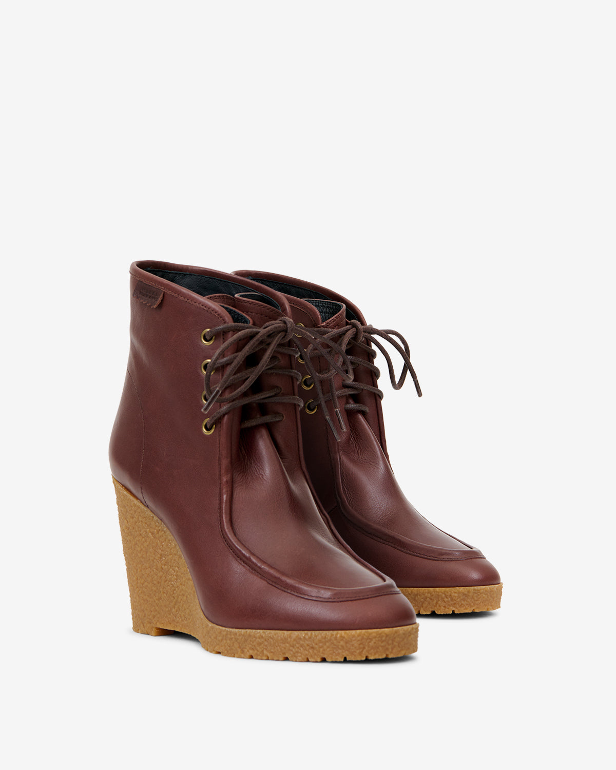 Isabel Marant Cylia bottines marron foncé 7,5 cm
