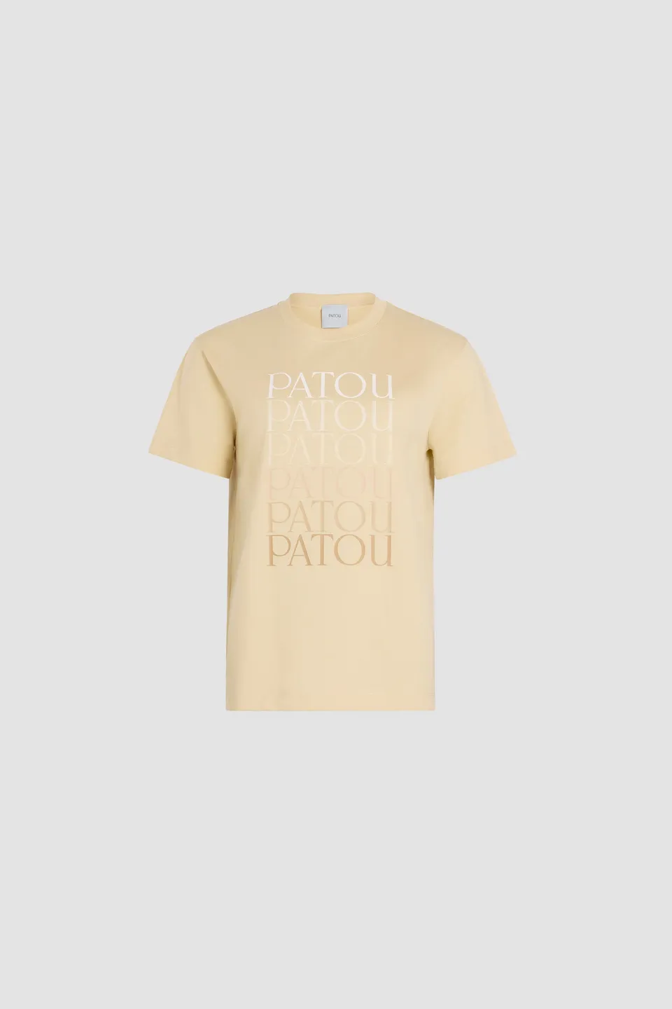 Patou P25JE1129999118P t-shirt logo coton bio praline