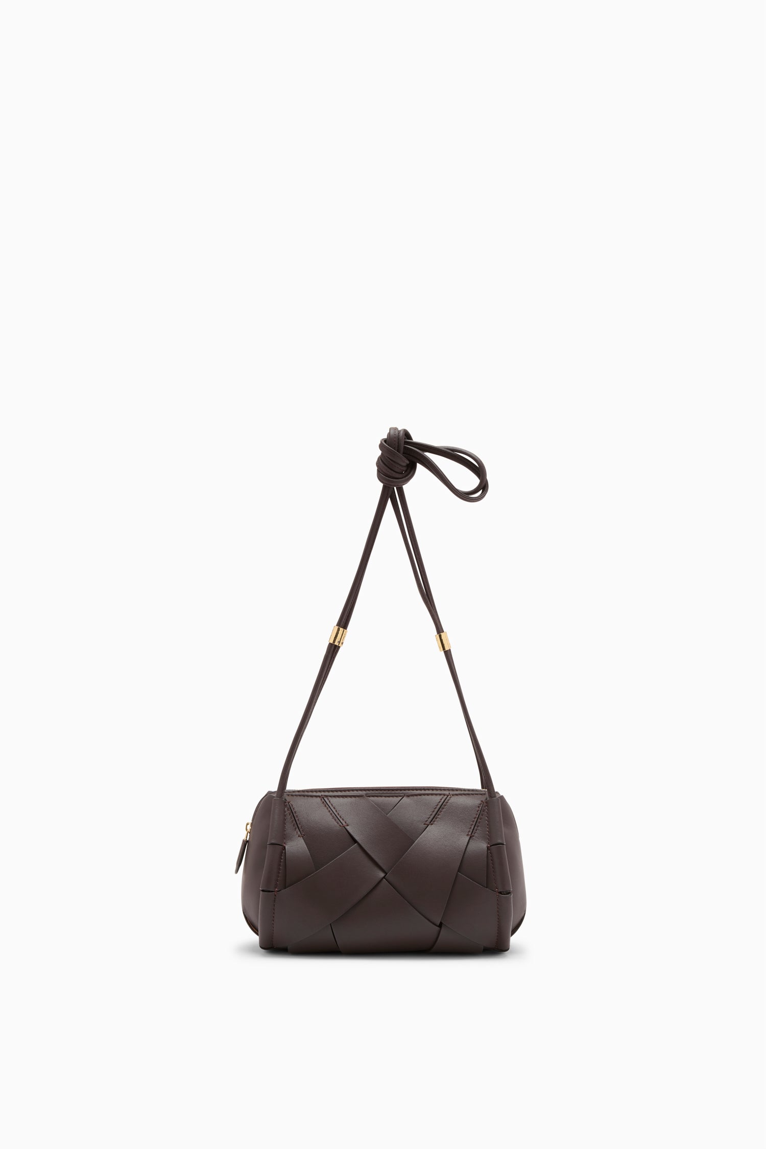 Ulla Johnson Charlotte Sac Camera Cuir Wenge Marron