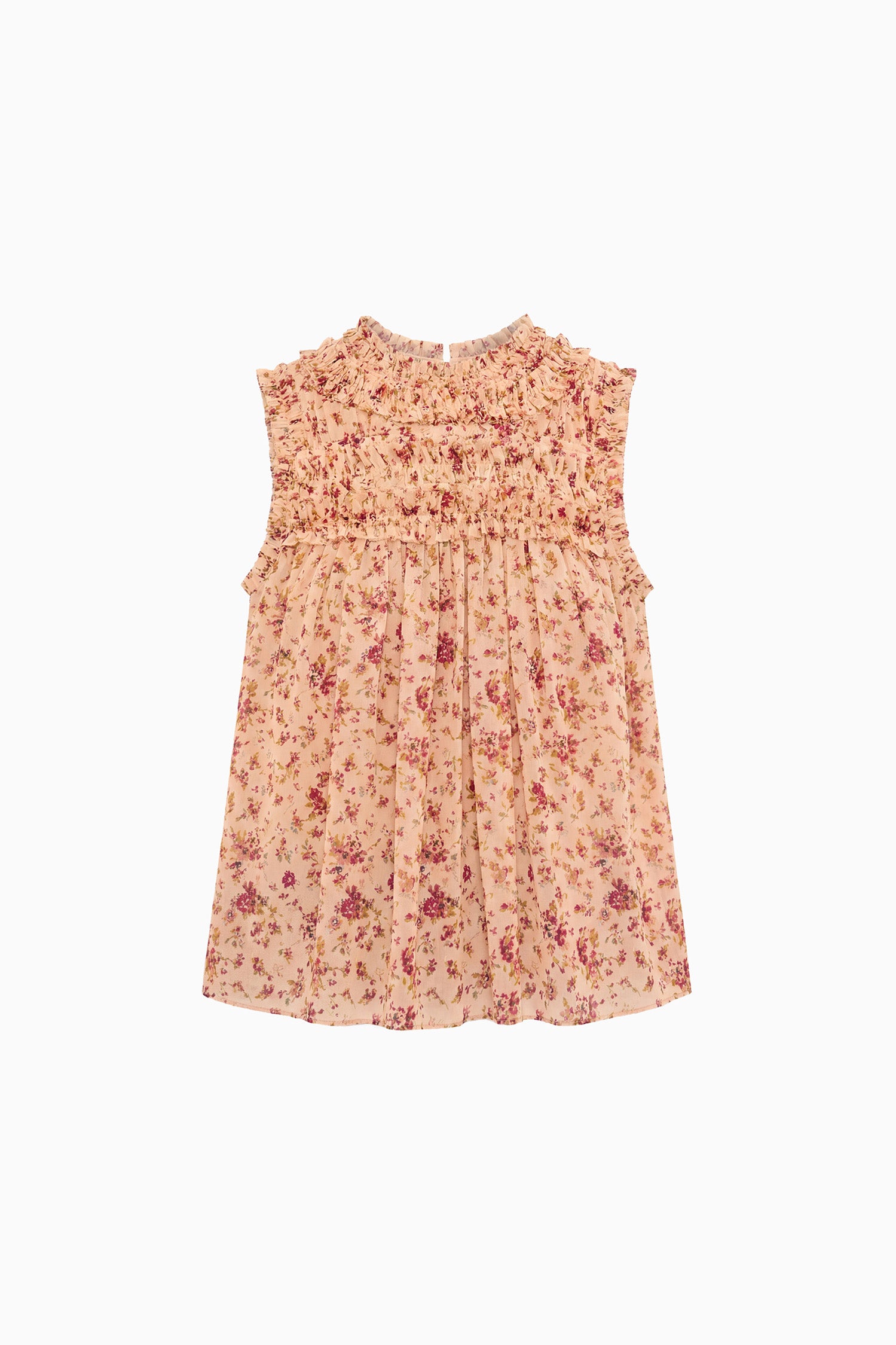 Ulla Johnson Tops Effie Sleeveless Silk Top Blush soie