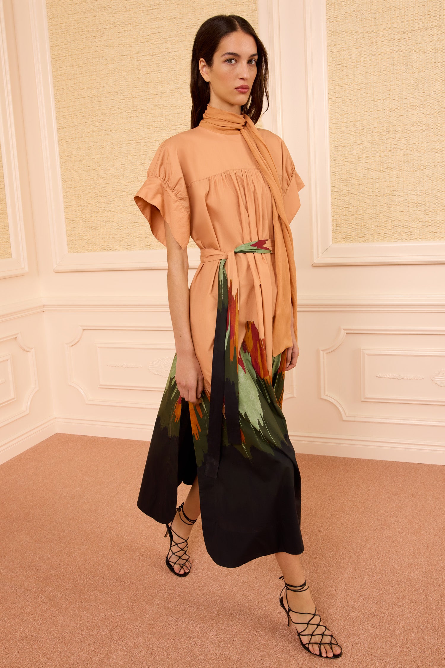 Ulla Johnson Studio Robe Femme Agate Midi Coton