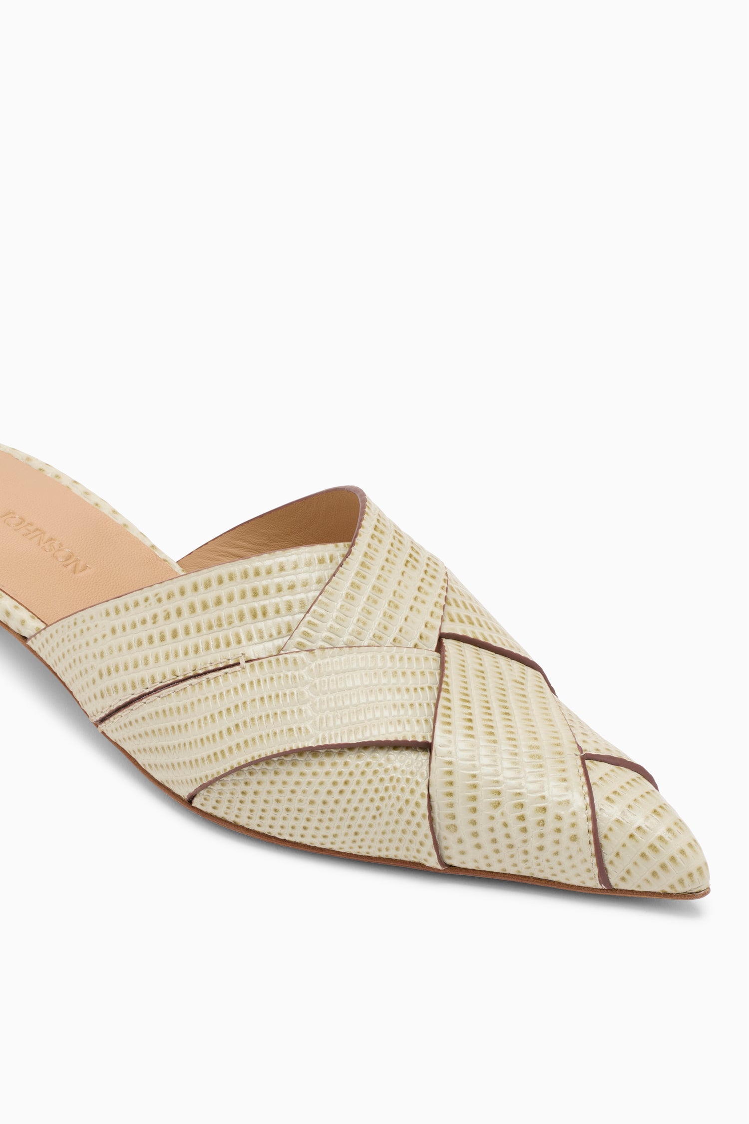 Ulla Johnson Charlotte SP271019 mule Olive cuir 25 mm