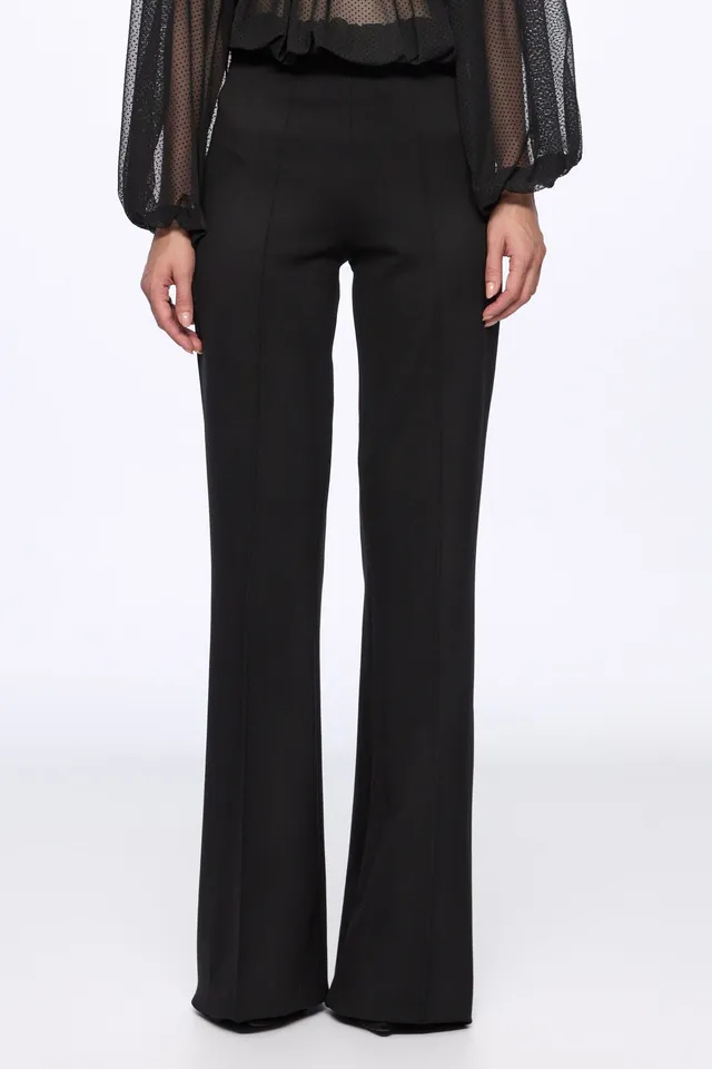 ATU Body Couture Trousers Pantalon Droit Noir Taille Haute