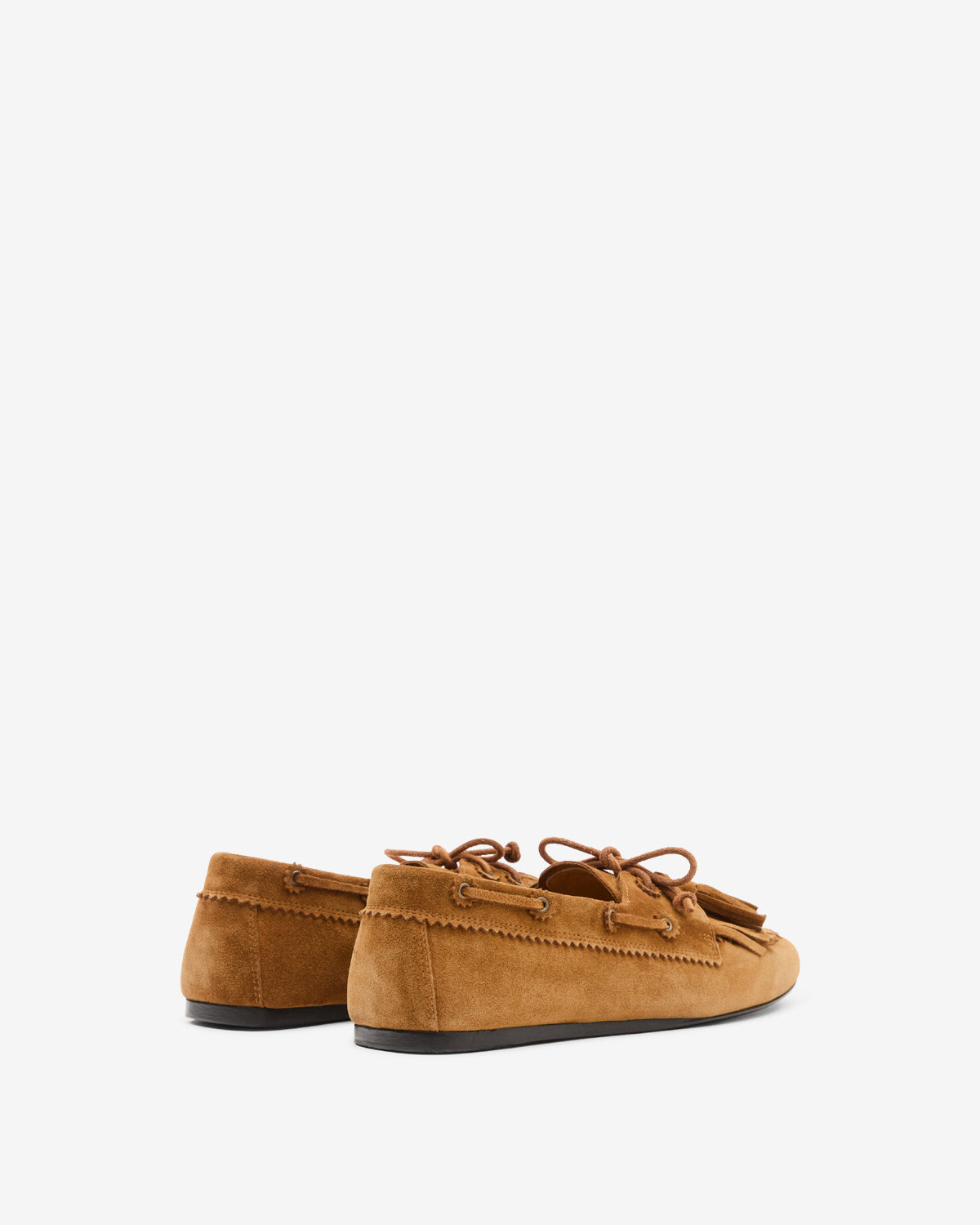Isabel Marant Fersi mocassins cuir marron velours