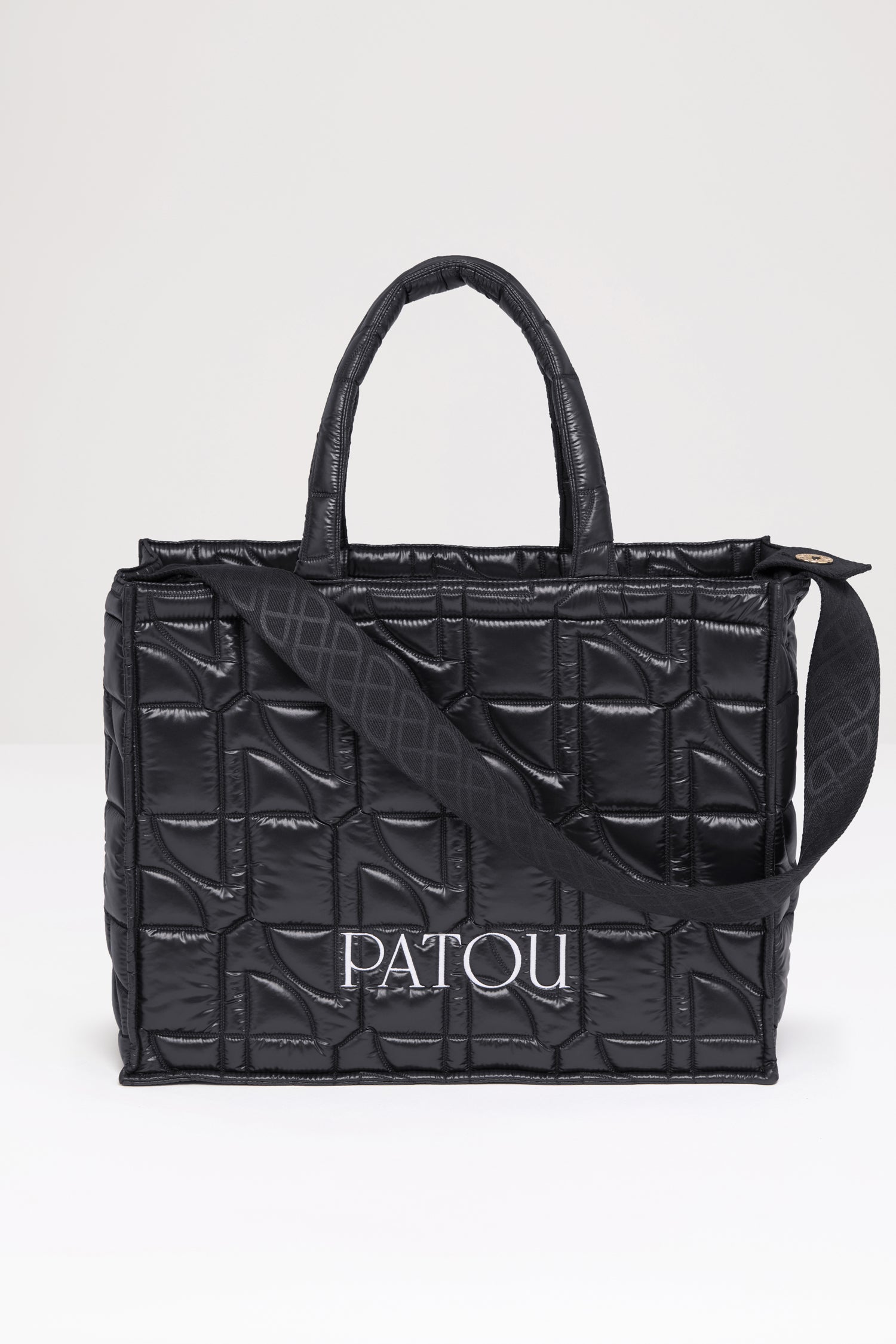 Patou Bags H22AC024 tote noir matelassé polyamide TU