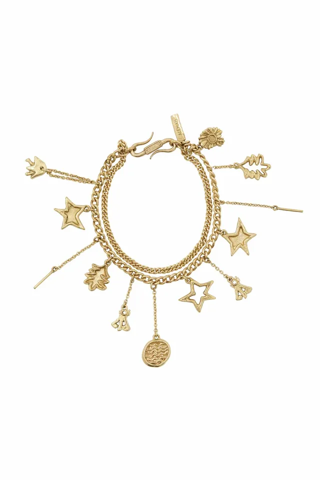 Alemais Jem Charm Bracelet bracelet breloques laiton