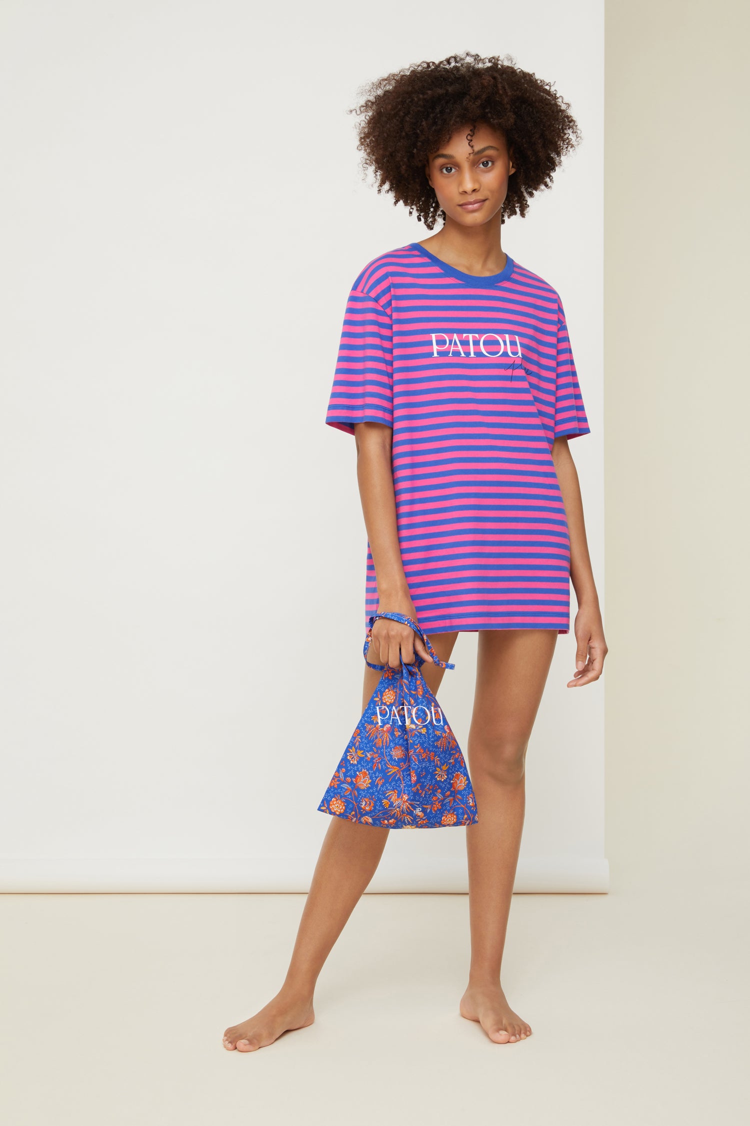 Patou Plage JE0329999474F t-shirt coton bio fuchsia