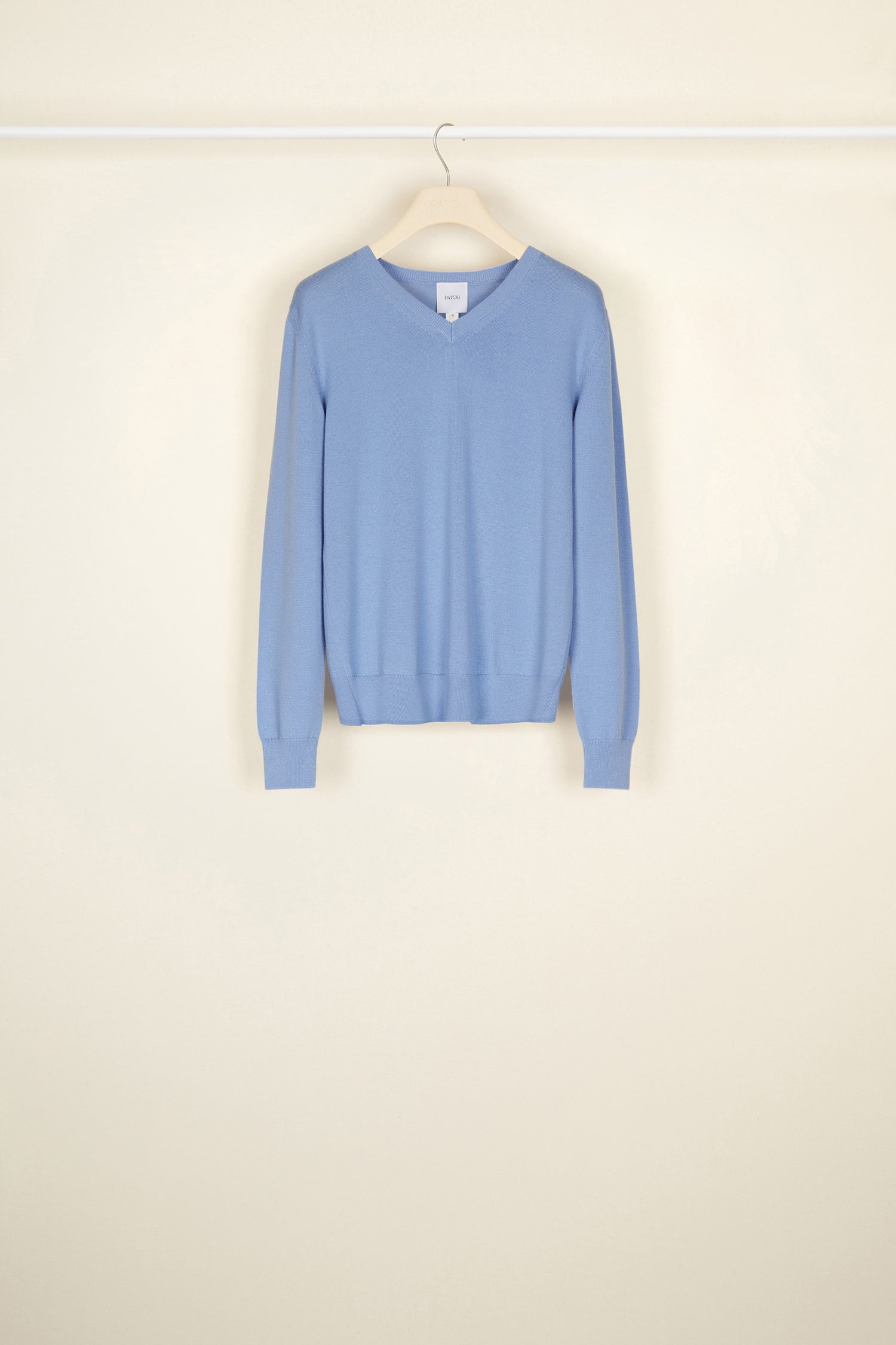 Patou KN023 pull myrtille laine col crochet amovible