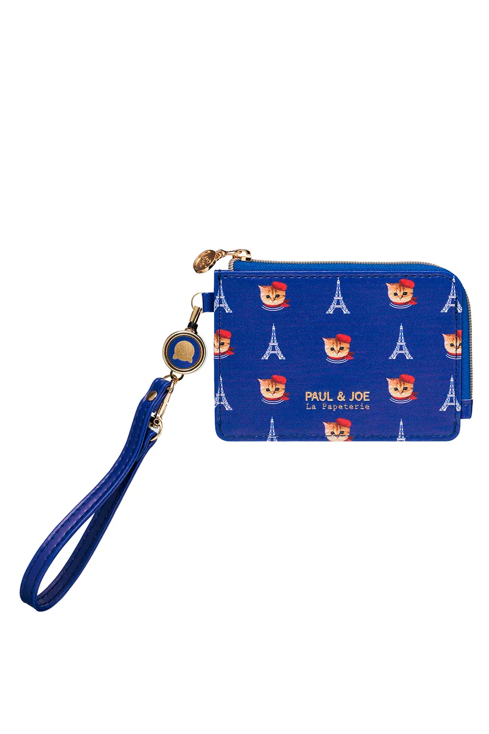 Paul & Joe Nounette porte-cartes bleu chat