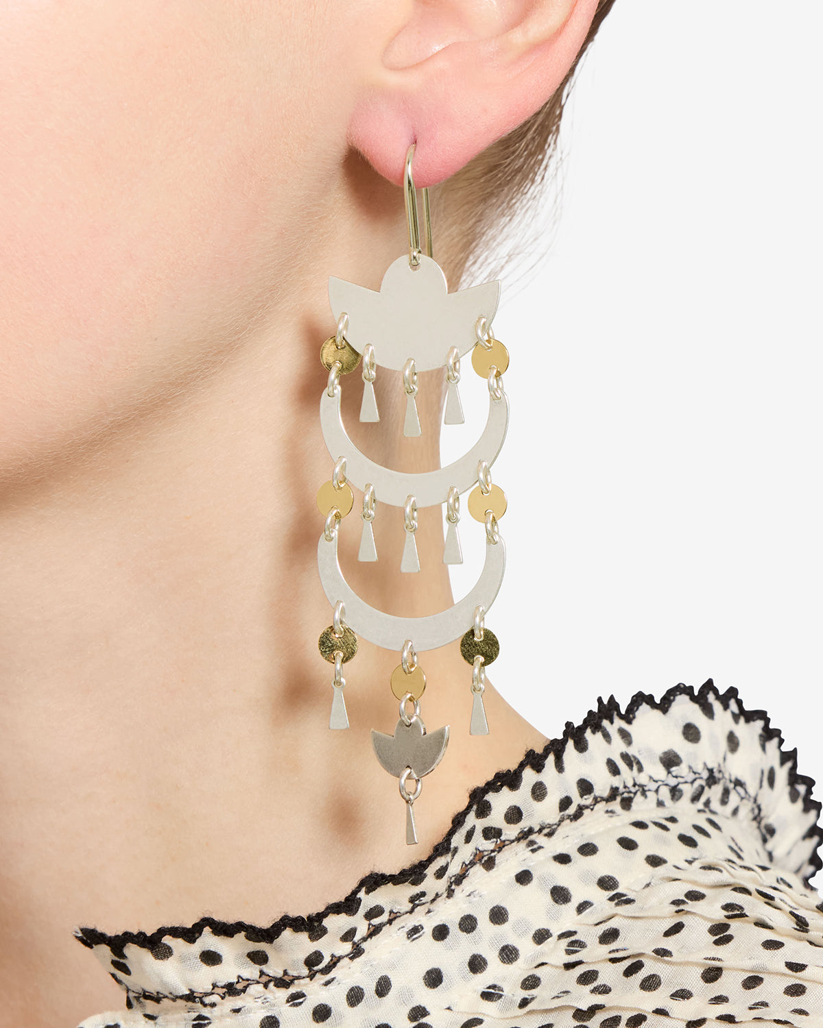 Isabel Marant Heija boucles d'oreilles argenté-doré