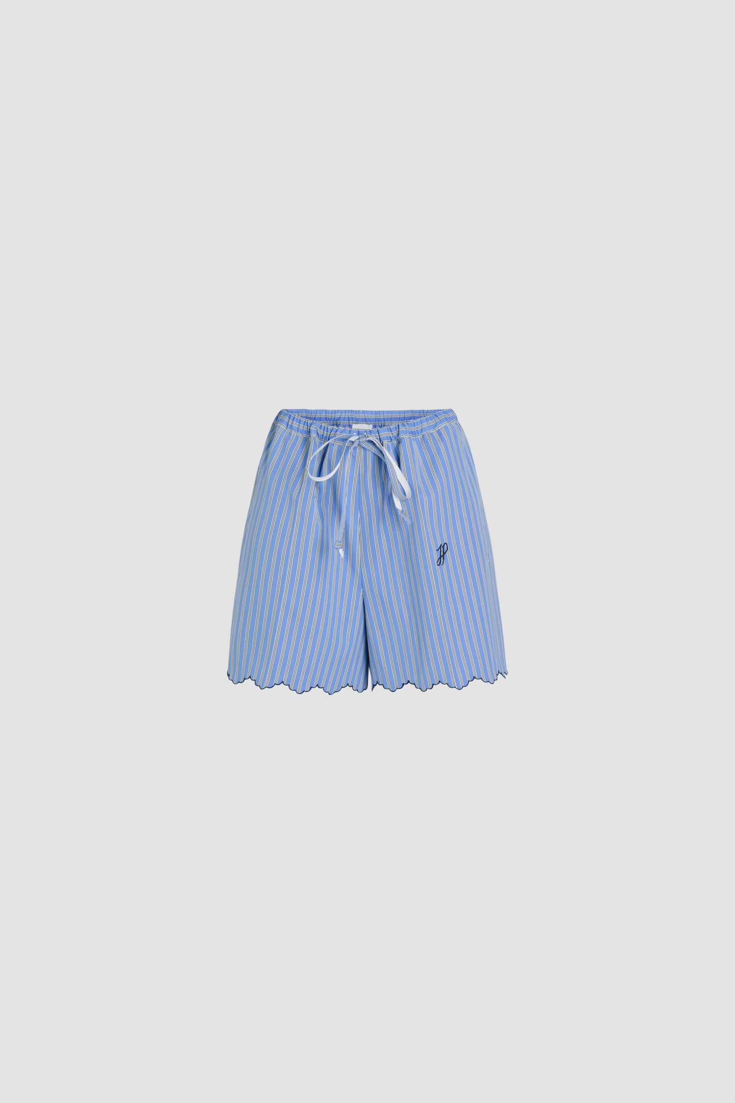 Patou TR046 short coton bio Heritage Blue Stripes rayé