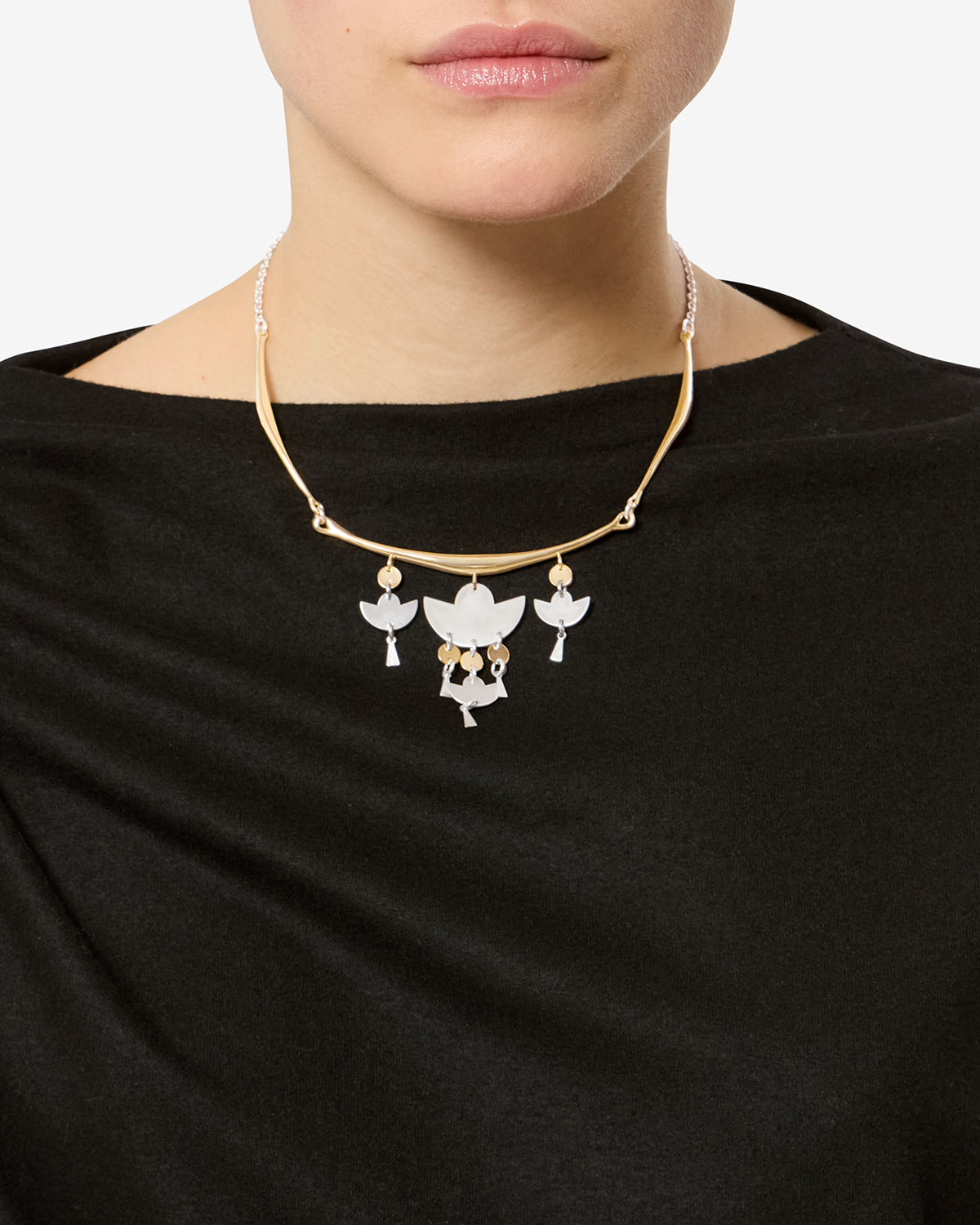 Isabel Marant Heija RC0091 Collier argenté-doré